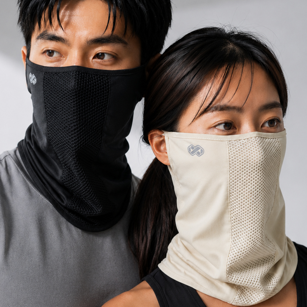 엑스이기어 UV차단 쿨링 스포츠 마스크 빅사이즈 루즈핏 골프 러닝 숨쉬기 편한 - 상세 이미지 2