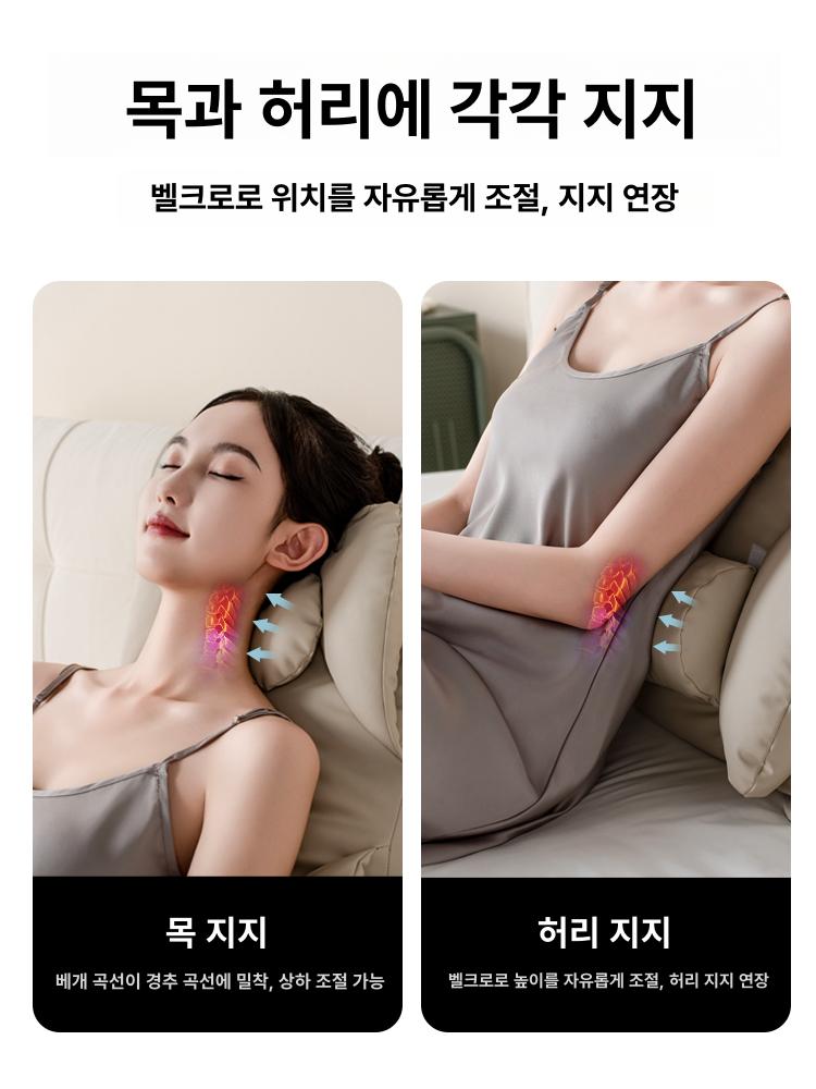 등받이 쿠션 삼각 척추 환자 삼각등쿠션 보호 침대 요추 소파 베개 세모 - 상세 이미지 3