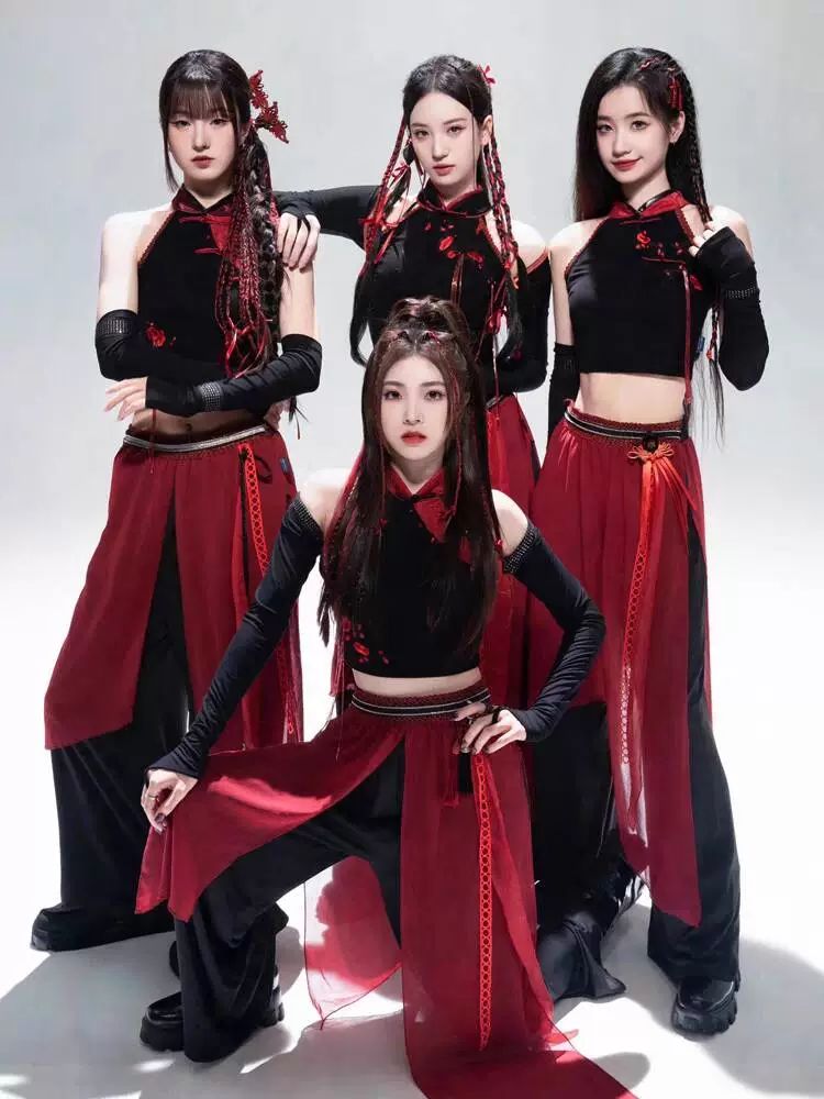 걸그룹 아이돌 무대의상 댄스팀 방송댄스 촬영 의상 댄스 옷 뮤비 - 상세 이미지 2