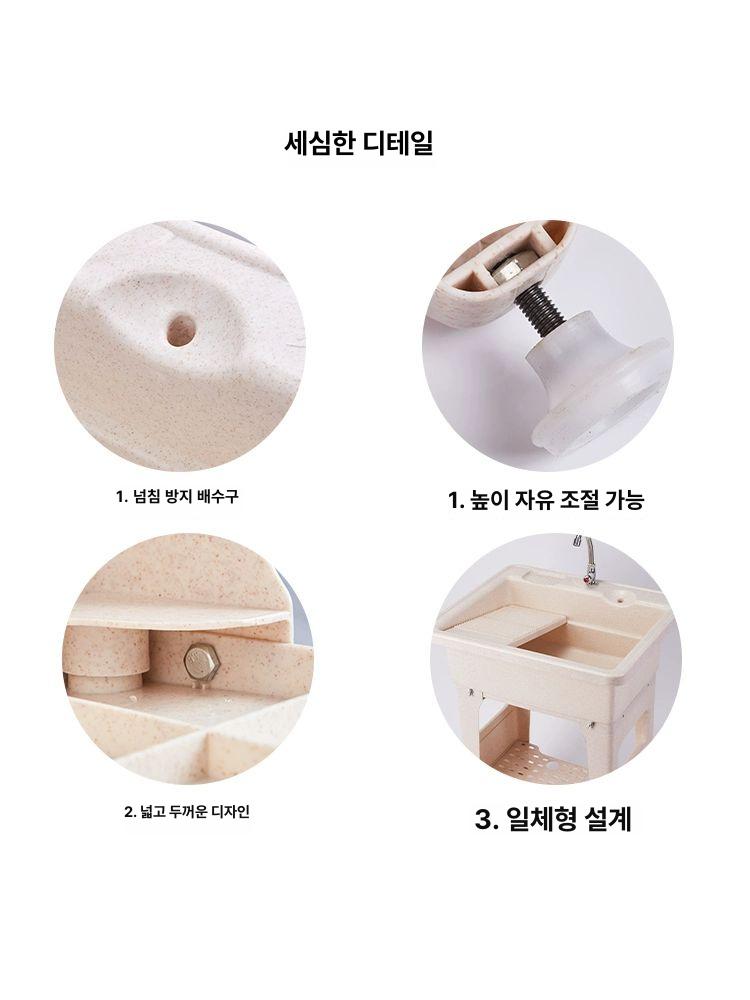 정리 수납함 원룸 책상 선반 서랍 정돈 보관상자 주방 탕비실 소품 의류 - 상세 이미지 4