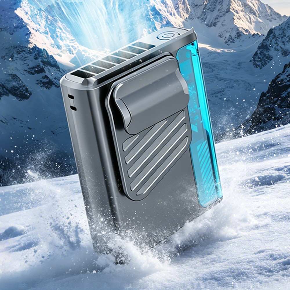 BLDC 슬림 휴대용 허리 선풍기 클립팬 손풍기 목 넥밴드 집게 등풍기 - 상세 이미지 4