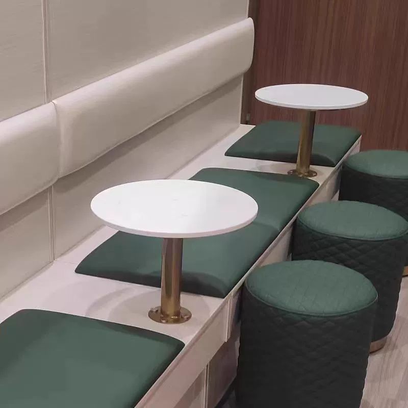 벽부착 원형 커피테이블 미니멀 선반 공간활용 카페 틈새 수납 붙박이 벽선반 - 상세 이미지 2
