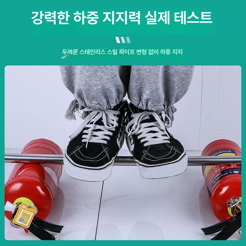 높이조절 파이프 동바리 건설용 지지대 철재 브라켓 안전 고정장치 이미지 6