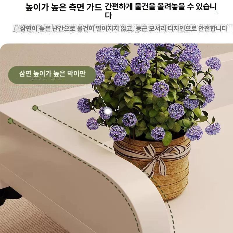 침대용 이동식 테이블 유압 높이조절 각도조절 사이드 거실 침대테이블 - 상세 이미지 3