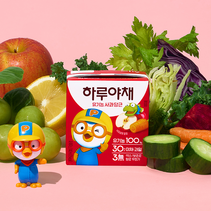 하루야채 유기농 사과당근 1BOX(24입) - 상품 이미지
