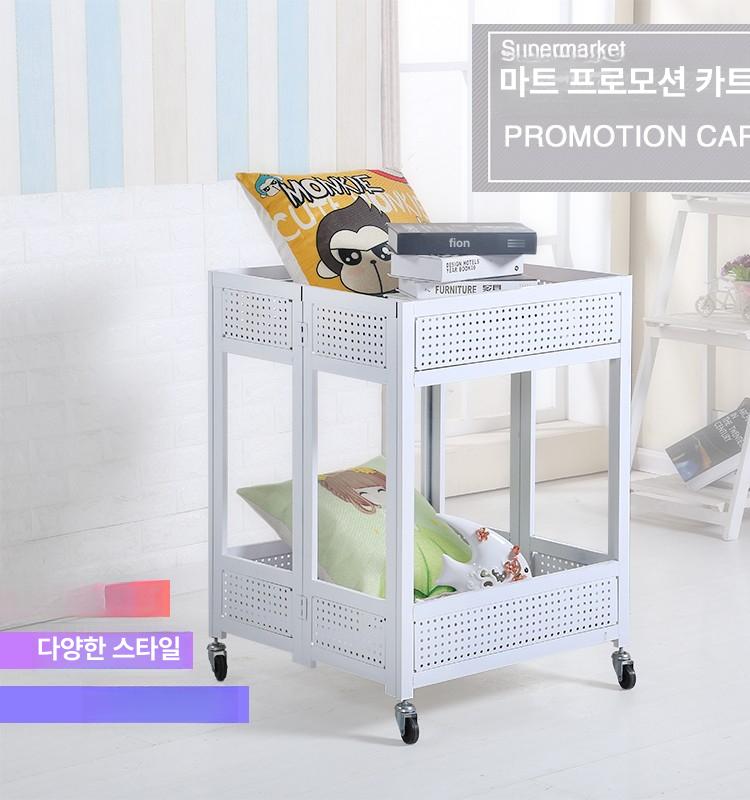 이동식 행사매대 철제 노점 바퀴 야시장 부스 카트 플리마켓매대 축제 간이 스탠드 - 상세 이미지 2