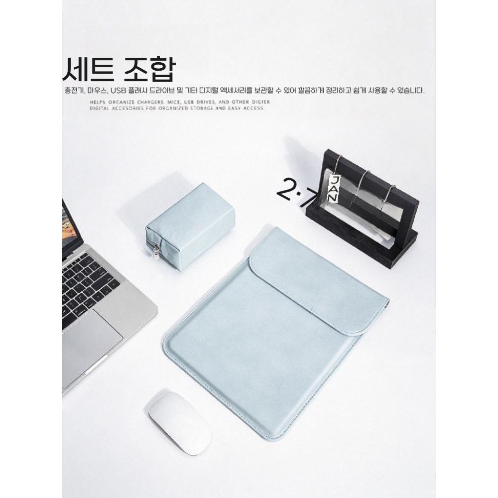 갤럭시탭s11 울트라 수납 가방 14.6인치 컬러 파우치 마우스 포켓 가방 - 상세 이미지 3