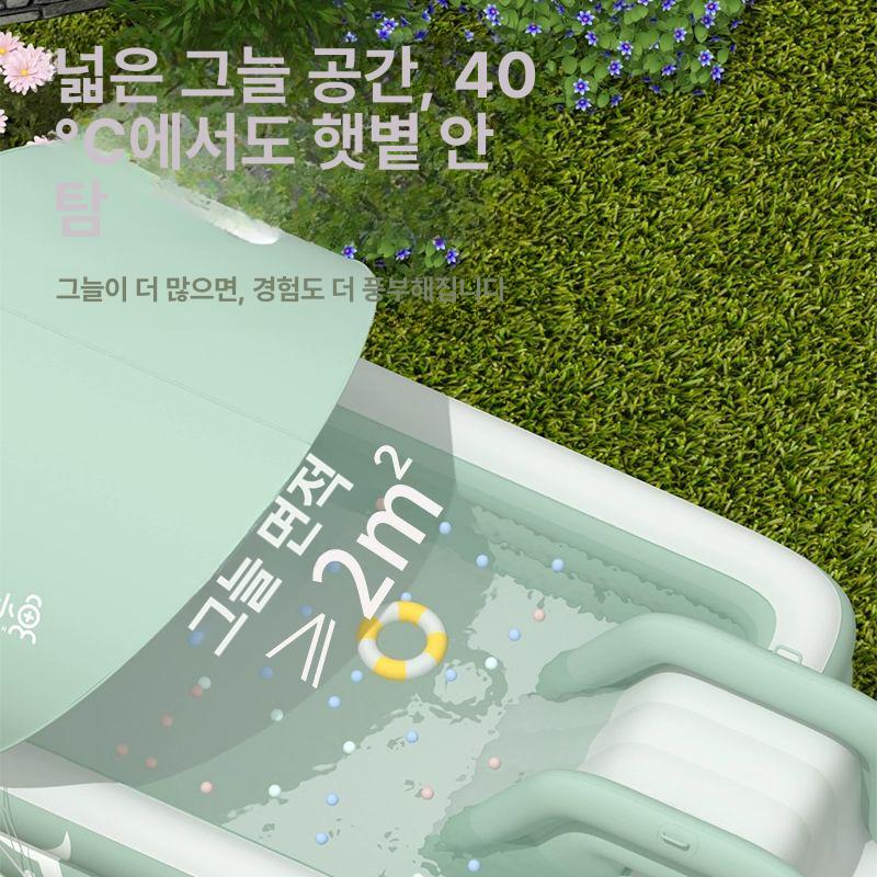 야외수영장 가정용 대형 에어풀 정원 물놀이 팽창식 패밀리 풀장 여름 휴양 - 상세 이미지 5
