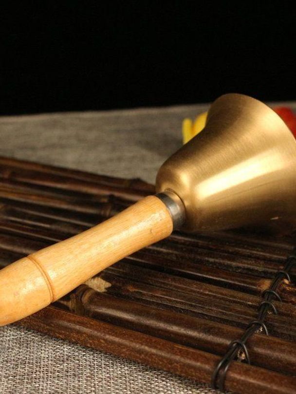 무선 호출기 황동 벨 팔찌 열쇠고리 음식점 카페 식당 초인종 팬던트 장식 선물 - 상세 이미지 5