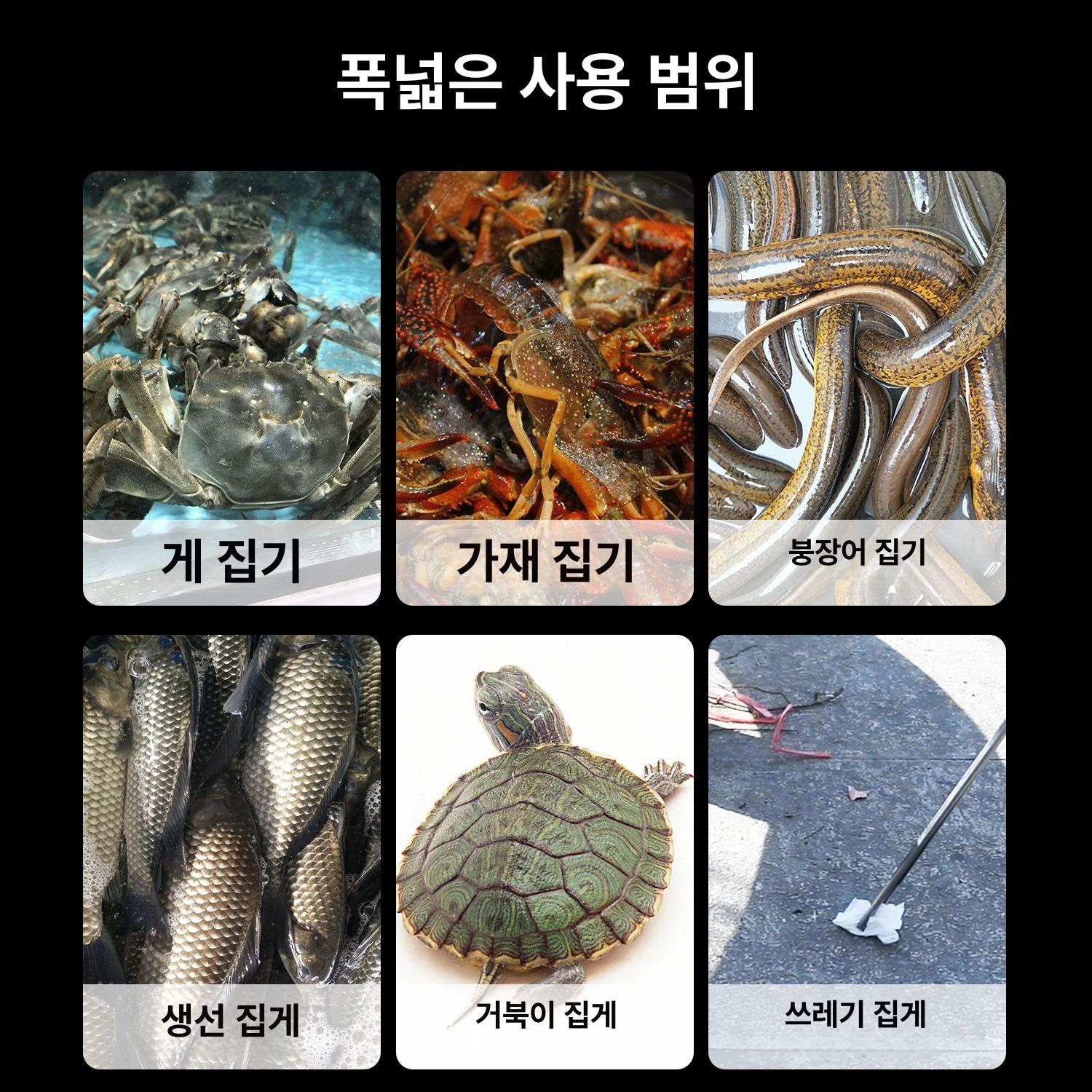 캠핑 화로 그릴 집게 롱 포크 세트 바비큐 조리 도구 야외 활동 필수품 - 상세 이미지 5