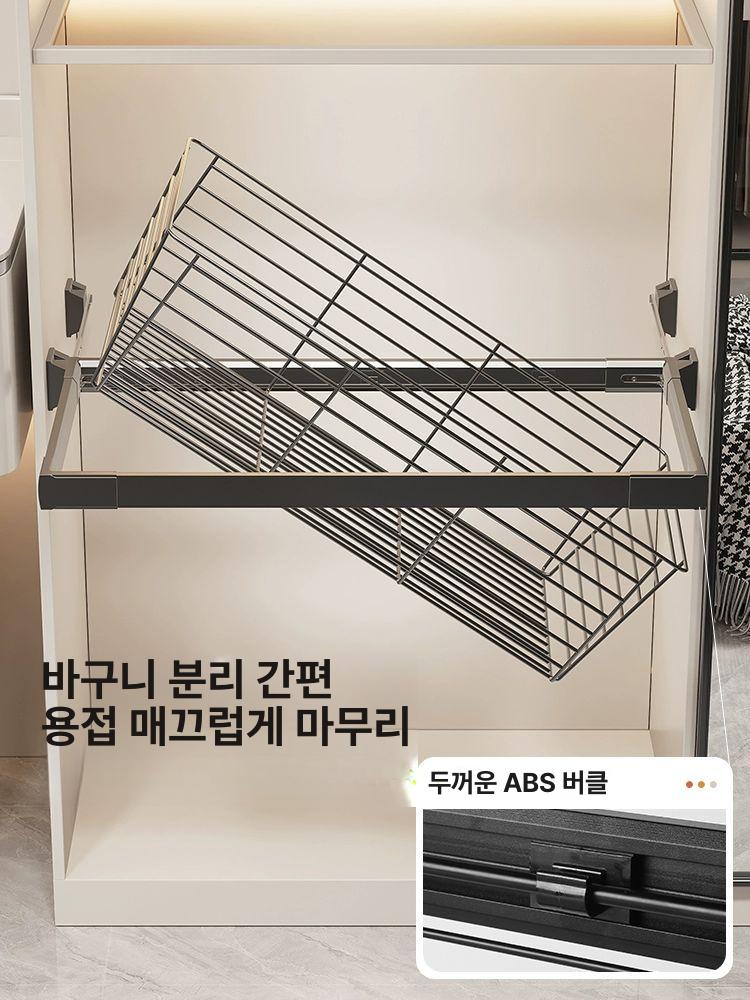옷장 수납 철제 선반 파티션 장농 서랍 칸막이 붙박이장 정리용품 - 상세 이미지 3