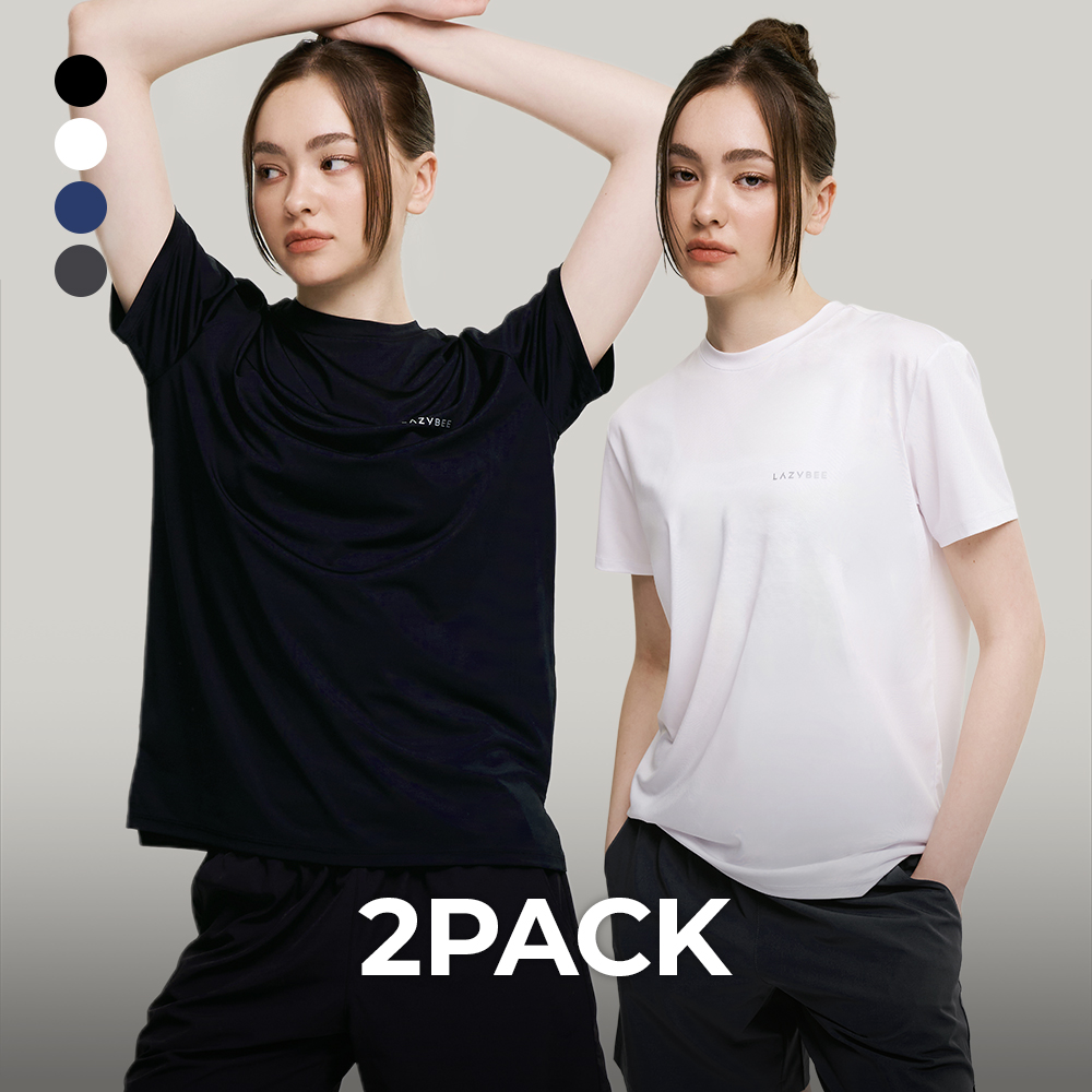 [2PACK] 에어로터치 여성 남자 기능성반팔 운동복 헬스복 짐웨어 러닝 반팔 - 상품 이미지