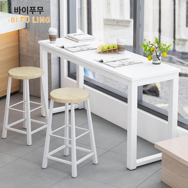 폭좁은테이블 창가 스탠드 스탠딩 탁자 좁고긴 책상 연한 프레임 사이드 보조 길이 너비 - 상세 이미지 2