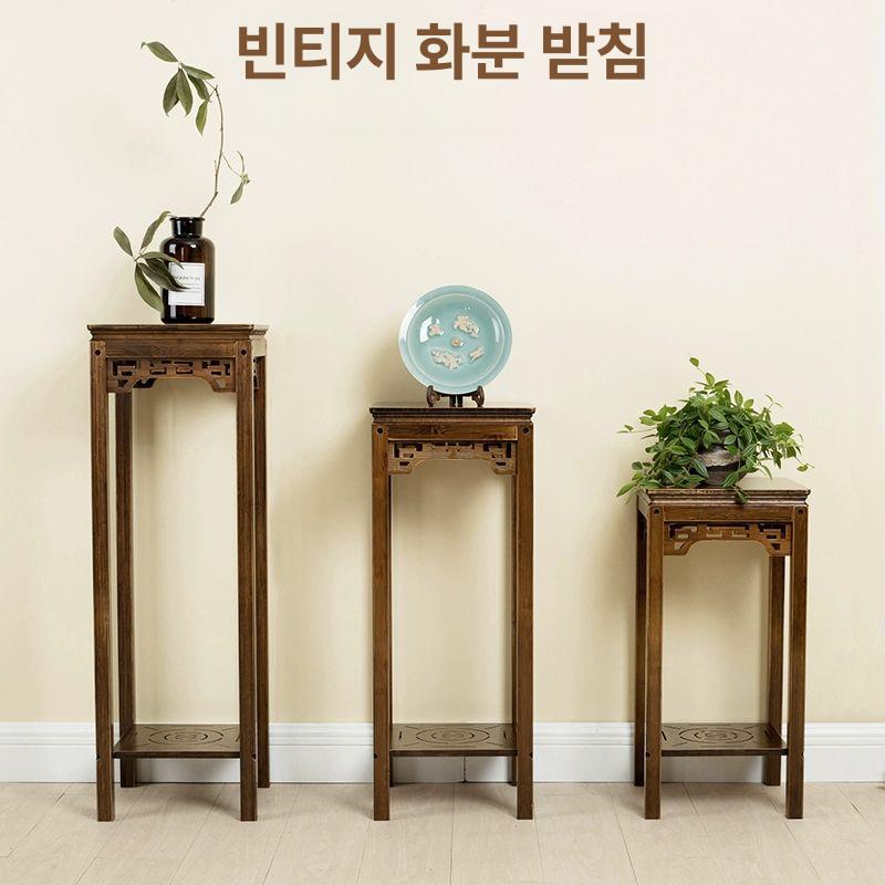 다육식물 화분 받침대 원목 미니정원 거실 선반 인테리어 장식 소품 좌식 - 상세 이미지 3