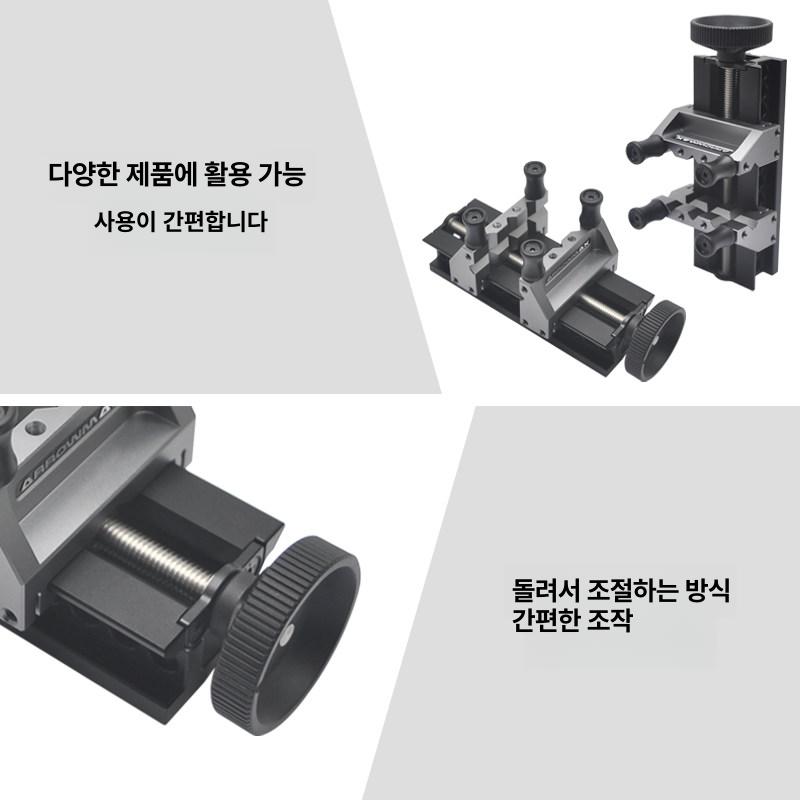 정밀 드릴 프레스 벤치 고정 클램프 강력한 테이블 집게 정밀도 높은 작업대 바이스 금속 - 상세 이미지 3