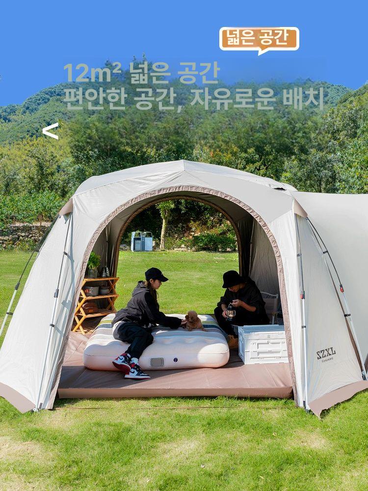 차량용 자동 텐트 캐노피 방수 지퍼 도어 햇빛차단 야외 캠핑 선루프 - 상세 이미지 4