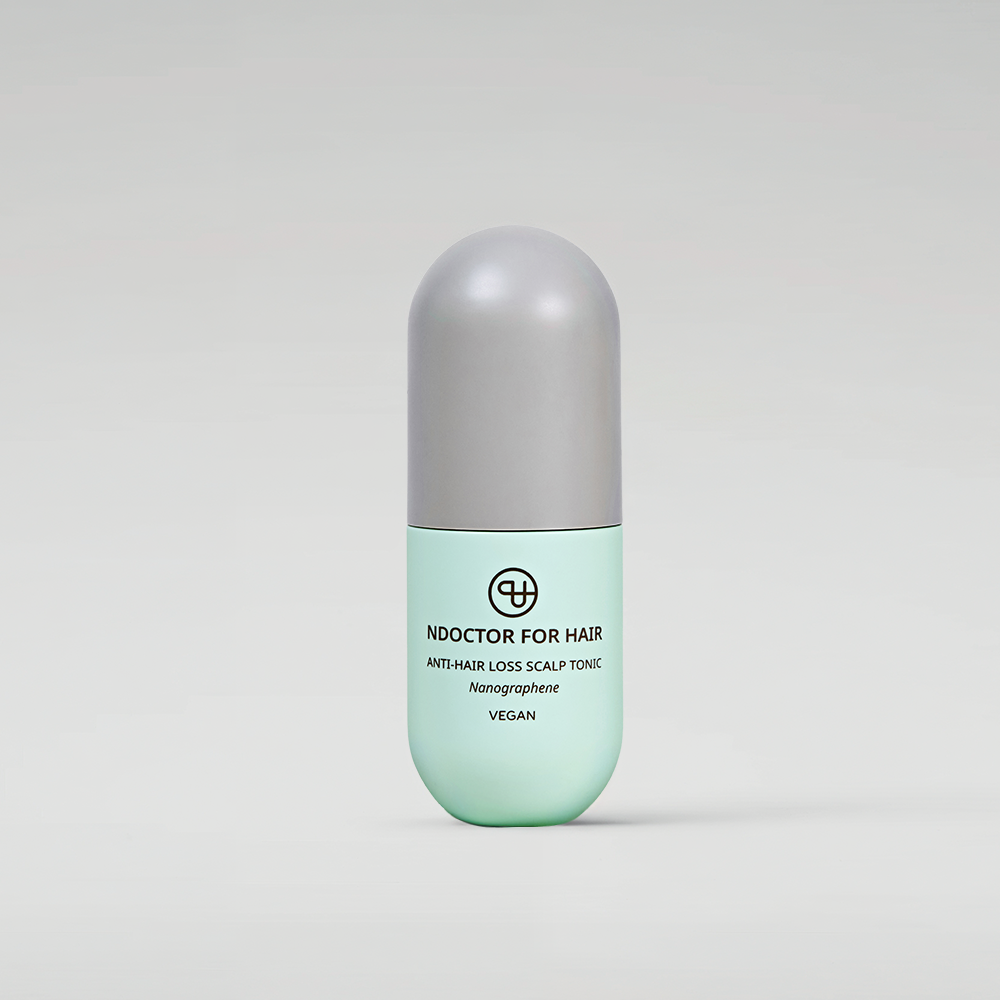 앤닥터 포 헤어 두피 각질 쿨링 탈모 앰플 나노그래핀 헤어토닉 75ml - 상품 이미지