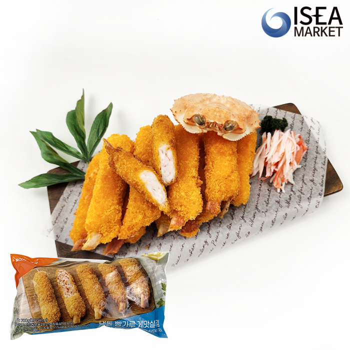 냉동 빵가루 게맛살튀김 30gx20개 업소용 도매용 맛살 게살다리 - 상세 이미지 5