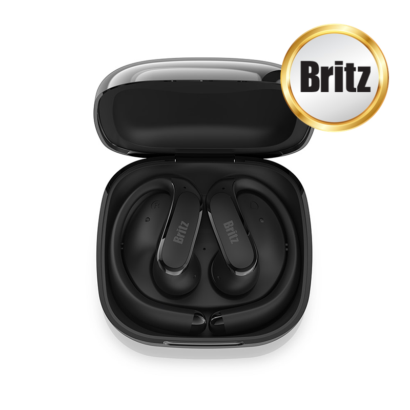 Britz 브리츠 오픈형 블루투스 귀걸이형 러닝 무선이어폰  BZ-XT5 블랙