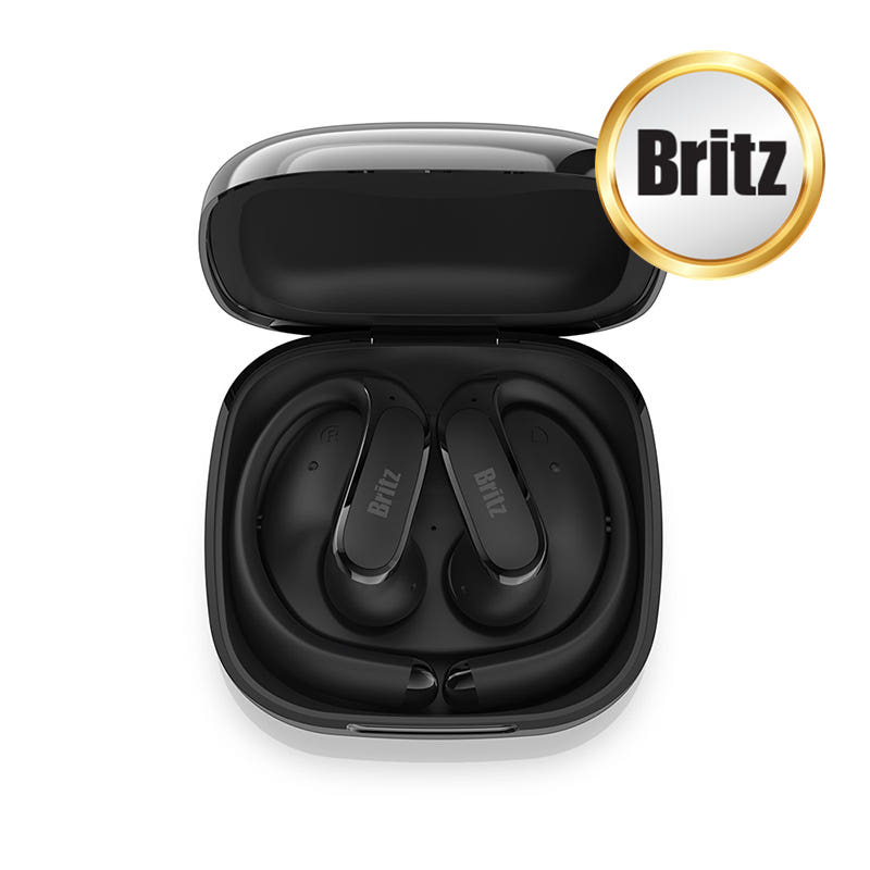 Britz공식스토어 Britz 브리츠 오픈형 블루투스 귀걸이형 러닝 무선이어폰 BZ-XT5 블랙
