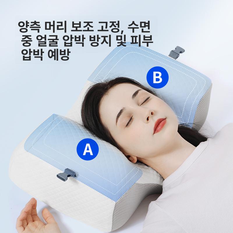 머리고정 베개 움직임 주름 베게 방지 정면 주름 - 상세 이미지 3