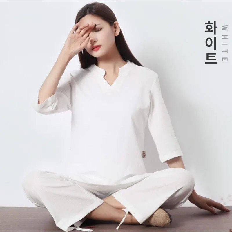 남자 요가복 상의 필라테스 운동복 요가 반팔 긴팔 남성 - 상세 이미지 4