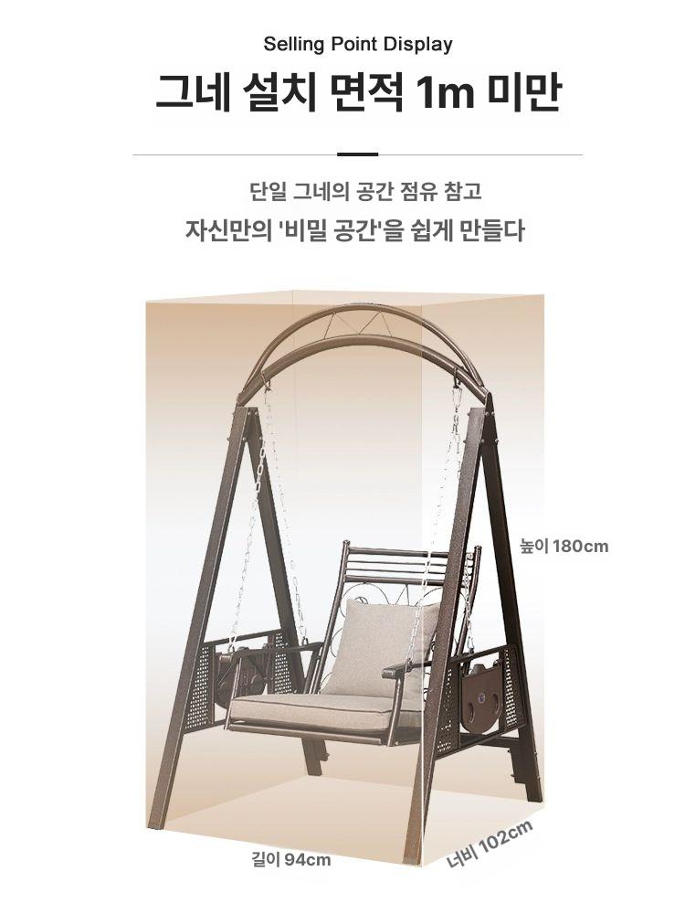 접이식 해변의자 일광욕 등받이 캠핑용 야외 휴대용 선베드 라운지 포장 간편 - 상세 이미지 5