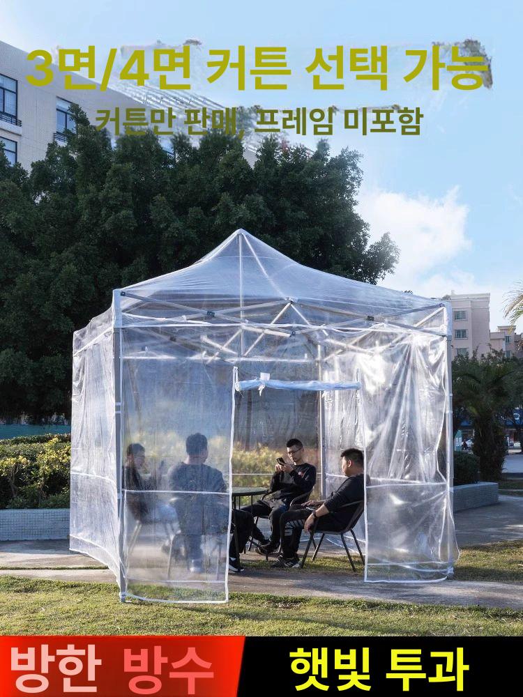 접이식 농막 텐트 수납 창고장 야외 캠핑용 간이보관함 농기구 보호 테라스 - 상세 이미지 4