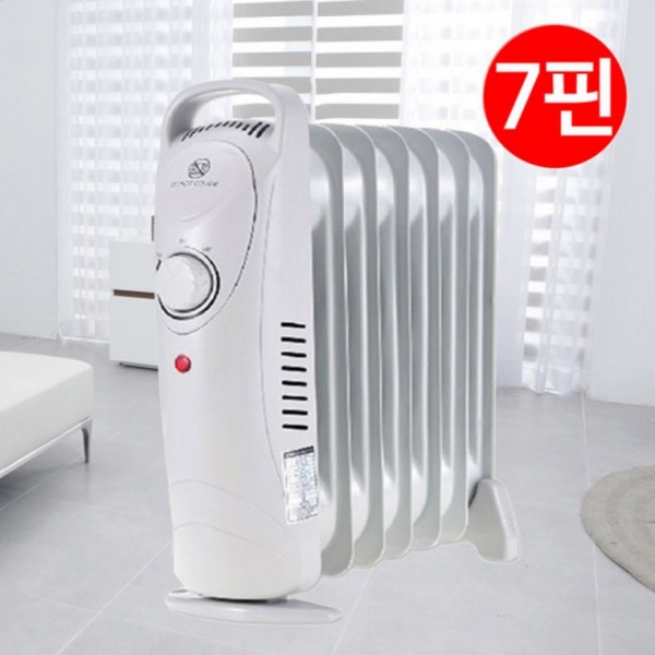 화장실 온열기 7핀 전기 라디에이터 원룸 동파 방지 난로 소형 - 상세 이미지 2