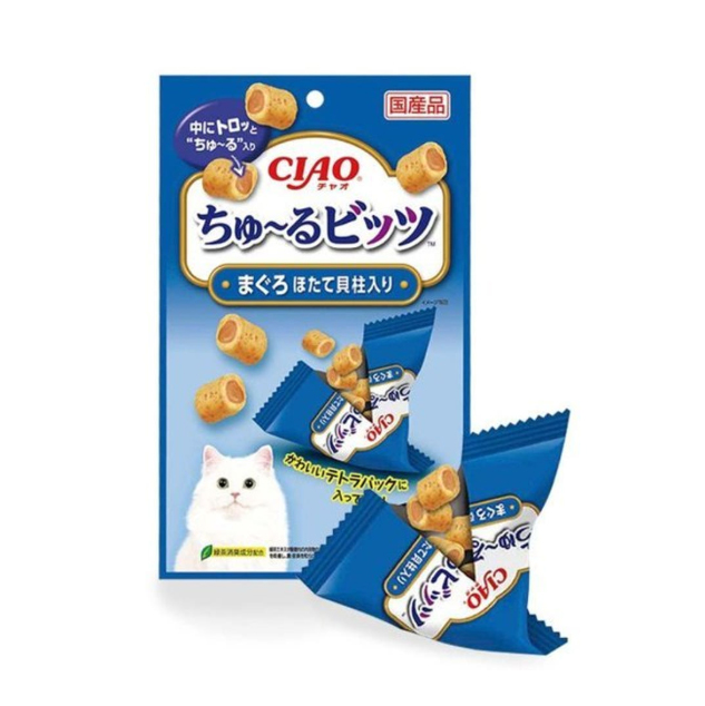 이나바 츄르비츠 CS-172 참치+가리비관자 12gx3개 고양이 간식 - 상품 이미지