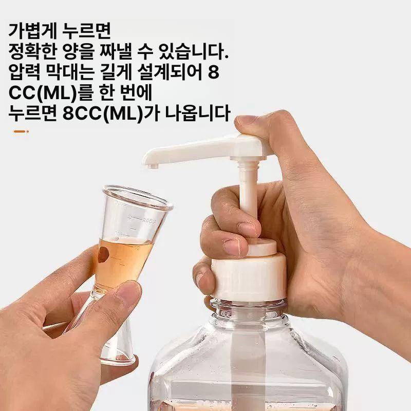 카페 업소용 소스펌프 시럽 양념통 디스펜서 주방용품 식당 주스보관 - 상세 이미지 2