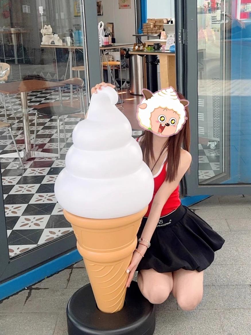 대형 아이스크림모형 장식 인테리어 아이스크림간판 광고판 오브제 포토존 광고용 - 상세 이미지 2