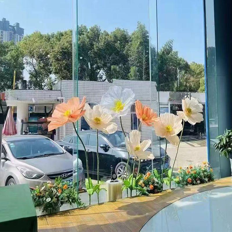 웨딩 조화 대형 포토존 배경 장식 인테리어 조각 꽃 소품 세트 - 상품 이미지