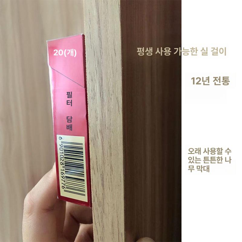 벽걸이 실패꽂이 원목 정리대 실걸이 재봉실 랙 스탠드 실패걸이 홀더 선반 스풀 - 상세 이미지 3