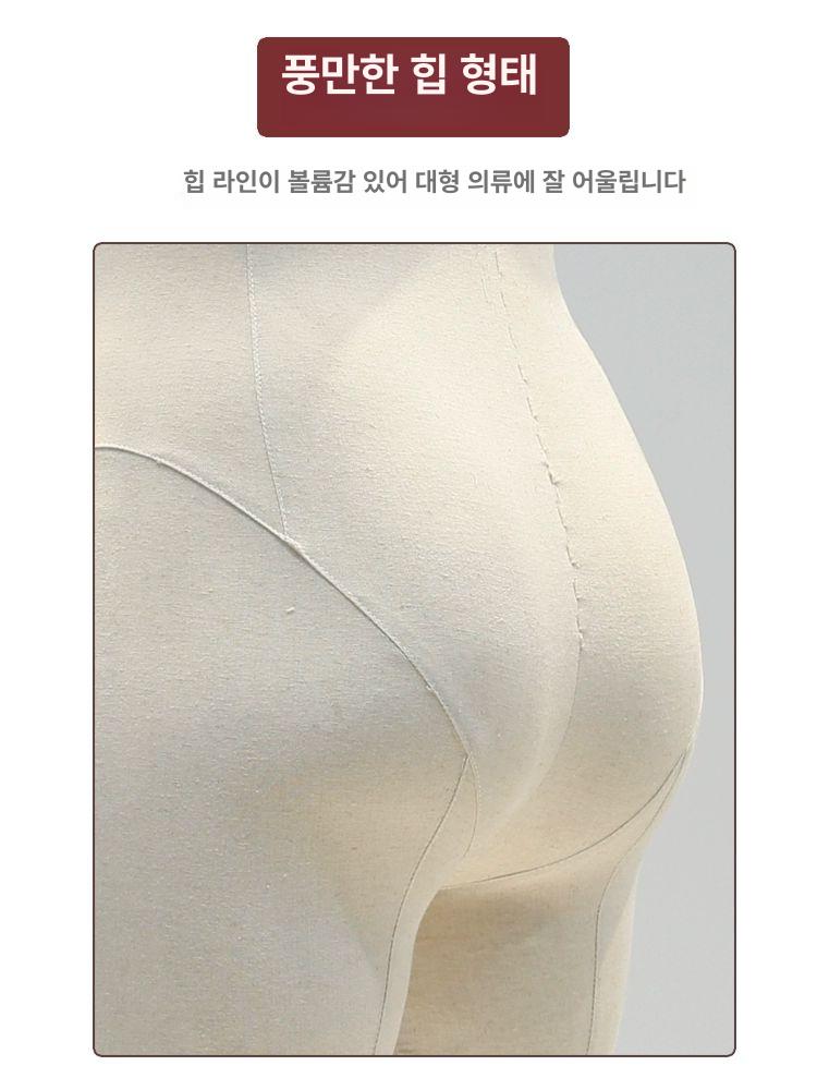 빅사이즈 마네킹 여성 매장 모델 남성 옷가게 비만모델 대형 진열 중년 - 상세 이미지 4