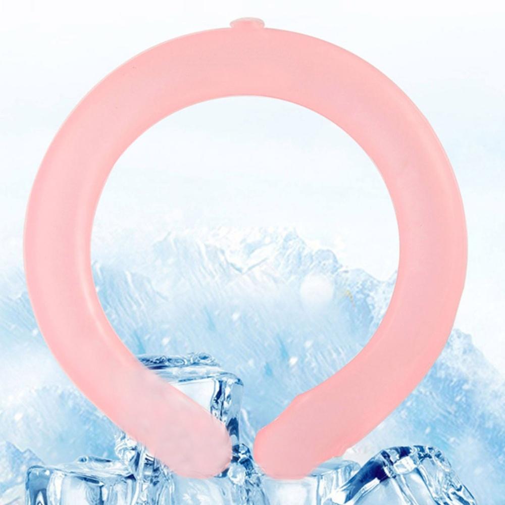 아이스넥밴드 넥아이스링 얼음목걸이 냉스카프 목쿨링 냉감목 목쿨 - 상품 이미지