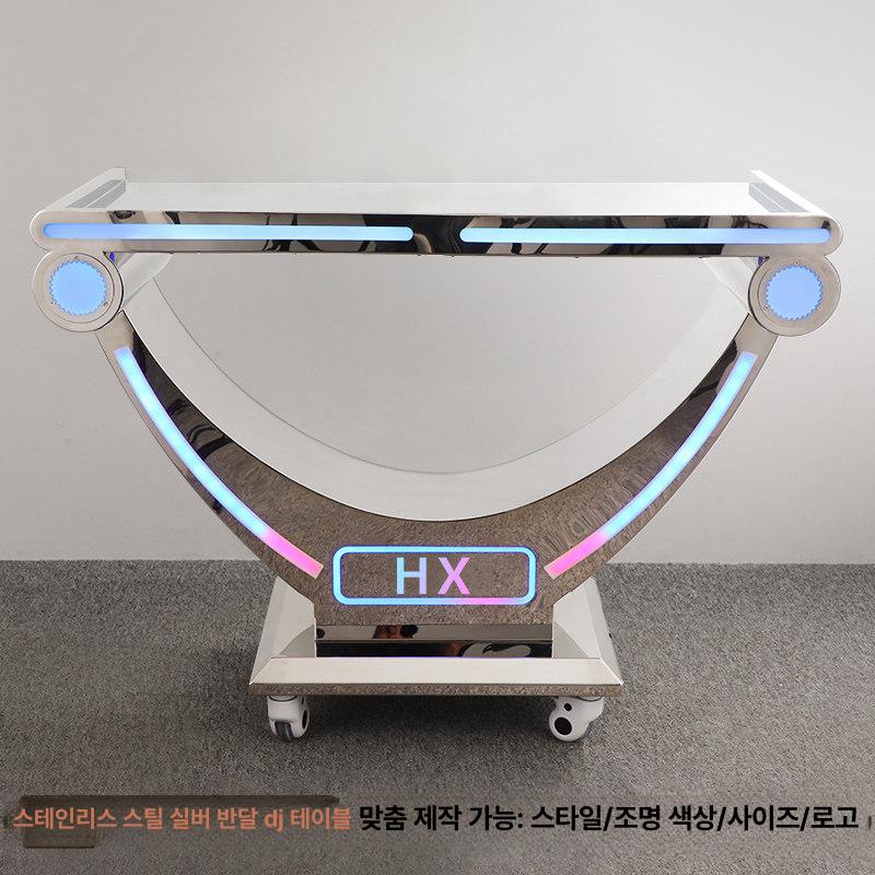 디제이 턴테이블 프로페셔널 믹싱 장비 무대 공연용 음향 이벤트 박스 블랙 실버 - 상세 이미지 4