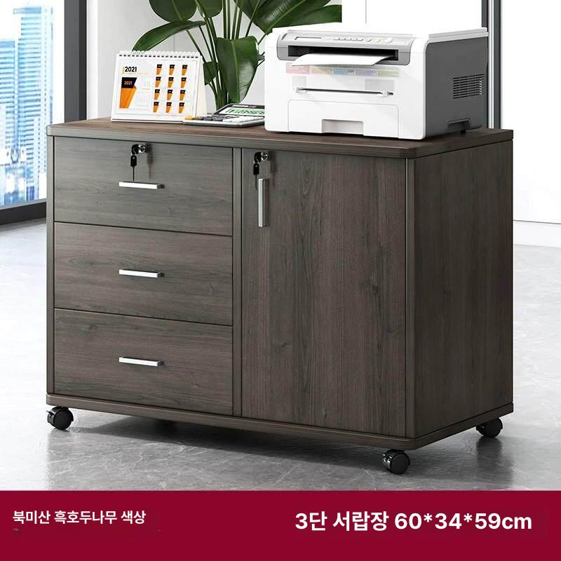 프린터받침대 서랍식 책상용 이동형 사무용 보조 수납 스탠드 높이조절 - 상세 이미지 5