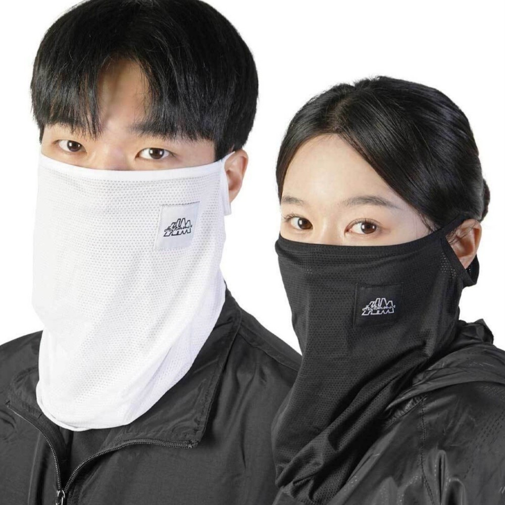 국내산 귀걸이형 메쉬 쿨 넥워머 겸용 스포츠 마스크 남녀공용 이미지 7