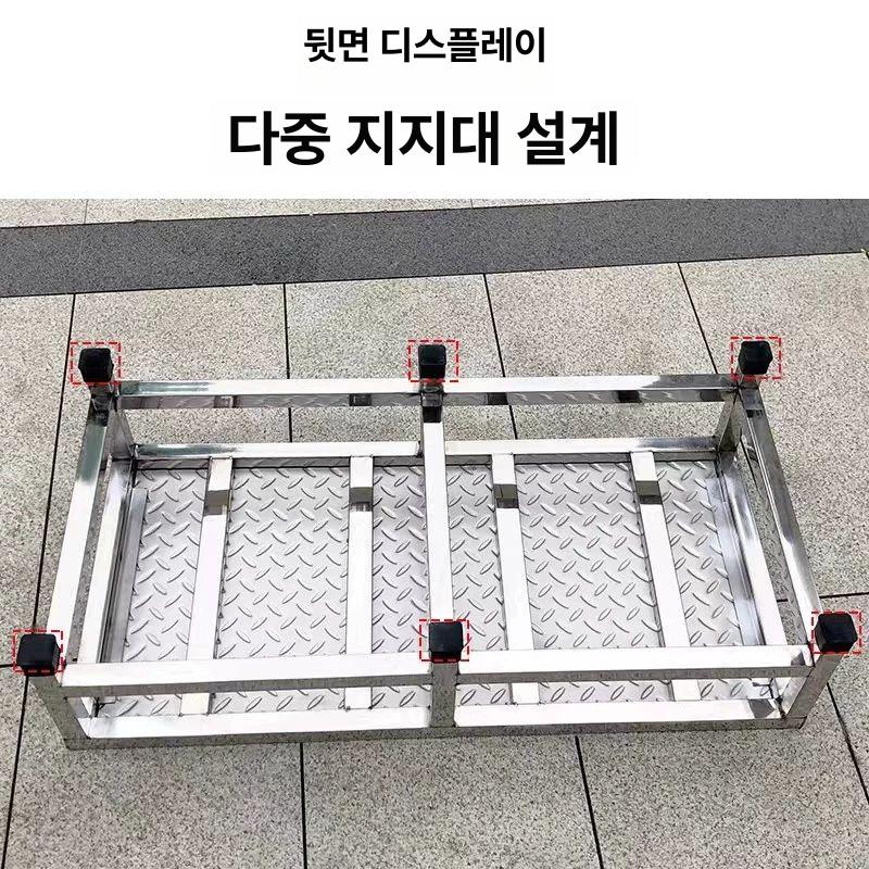 화물차 작업용 이동식 안전발판 미끄럼방지 스텝 보조 계단식 스툴 탈부착 - 상세 이미지 3