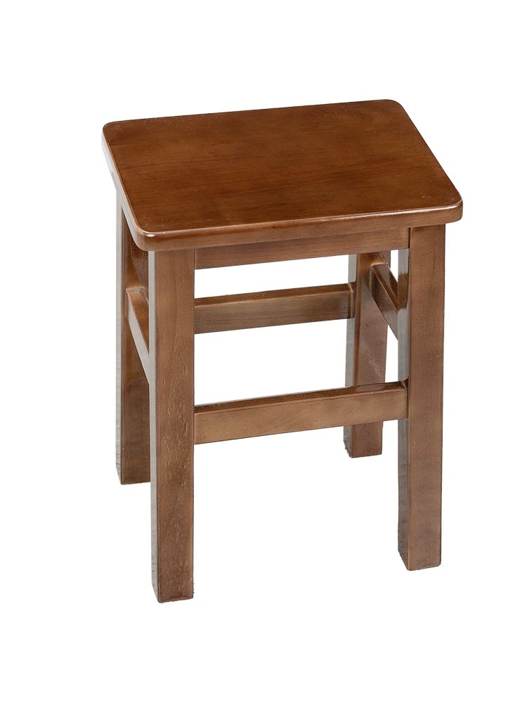 원목 식탁의자 호두색 높이조절 벤치 스툴 카페 인테리어 목재 의자 세트 - 상품 이미지