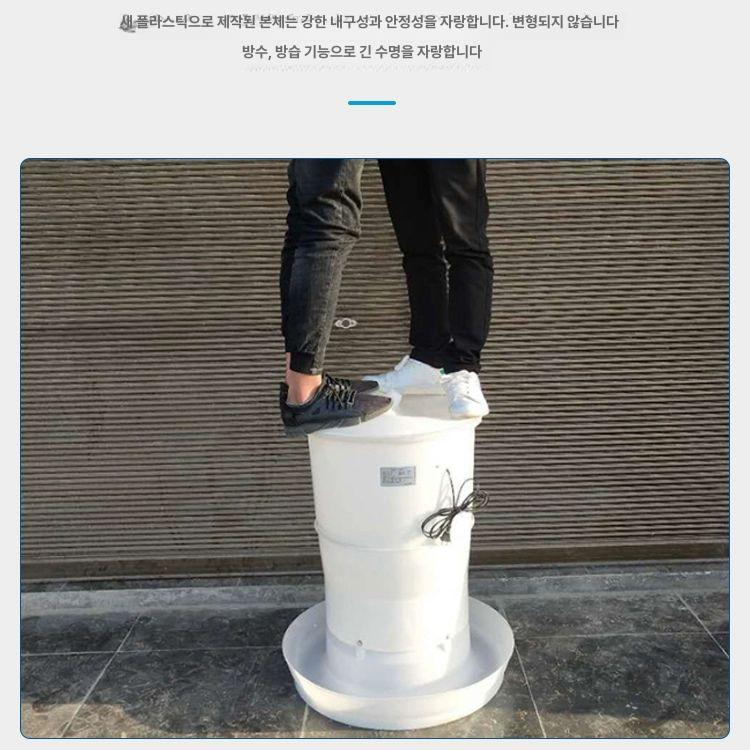 자동 닭 사료 급식기 타이머식 조류 먹이 배분기 대용량 오리 배급 피더 - 상세 이미지 3