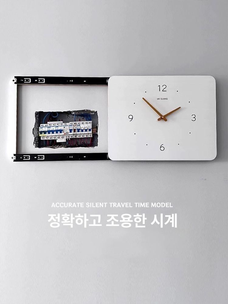 월패드 커버 액자형 목재 프레임 보일러 분전반 가리개 벽면 장식 심플 인테리어 - 상세 이미지 3