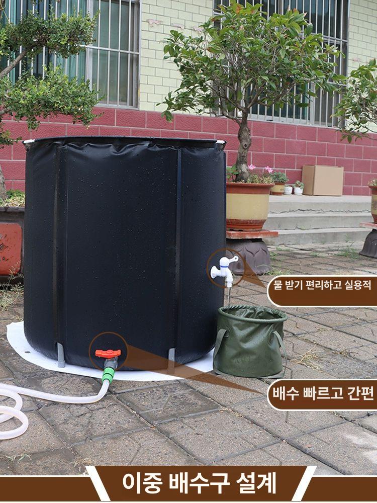 농업용 저수조 대형 물탱크 농약 보관 사각 저장용 플라스틱 드럼통 농장 관개 - 상세 이미지 2