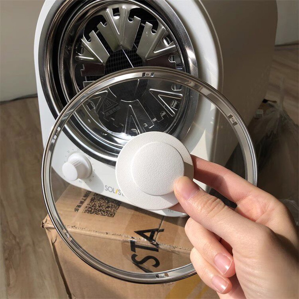 통돌이오븐 기계 볶음기 볶음 식당 5000W 업소용 데스크탑 중식당 300mm 자동 흰색 - 상세 이미지 2
