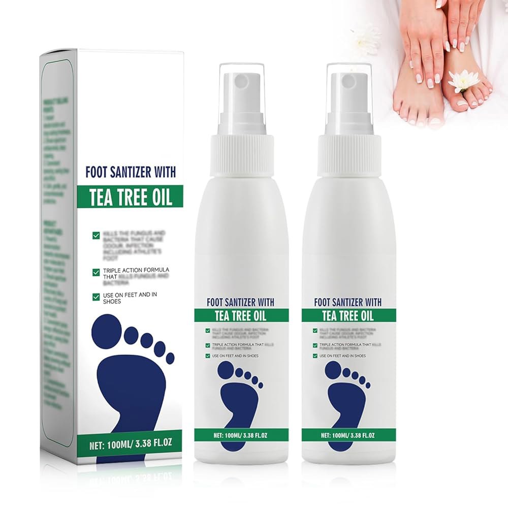 티트리 오일이 함유된 2Pcs Ximonth 풋 , 오일 (100ml / 3.38fl.oz) - 상품 이미지