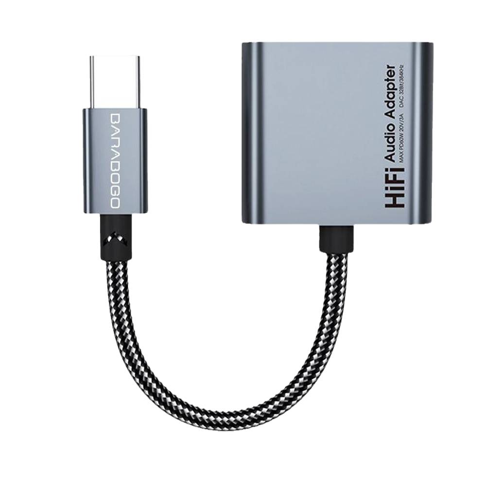 바라보고 C타입 3.5mm DAC 오디오 변환 젠더 HiFi 이어폰 어댑터 60W TA24 - 상세 이미지 5