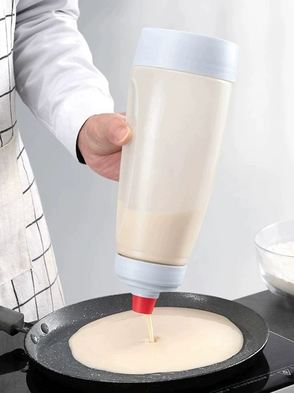 호떡 반죽통 소스통 주방 쉐이크 디스펜서 식당 베이킹 붕어빵 짤주머니 - 상세 이미지 3
