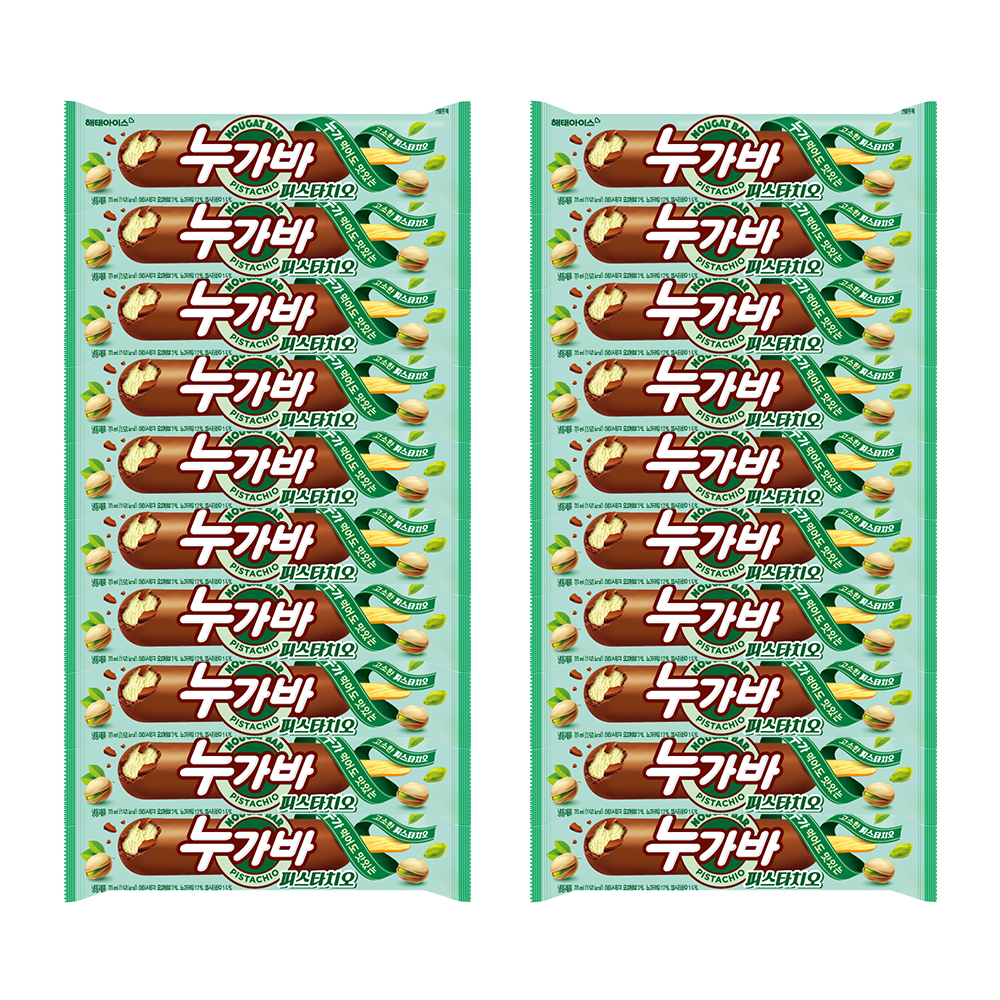빙그레 누가바 피스타치오, 70ml, 40개 - 상품 이미지