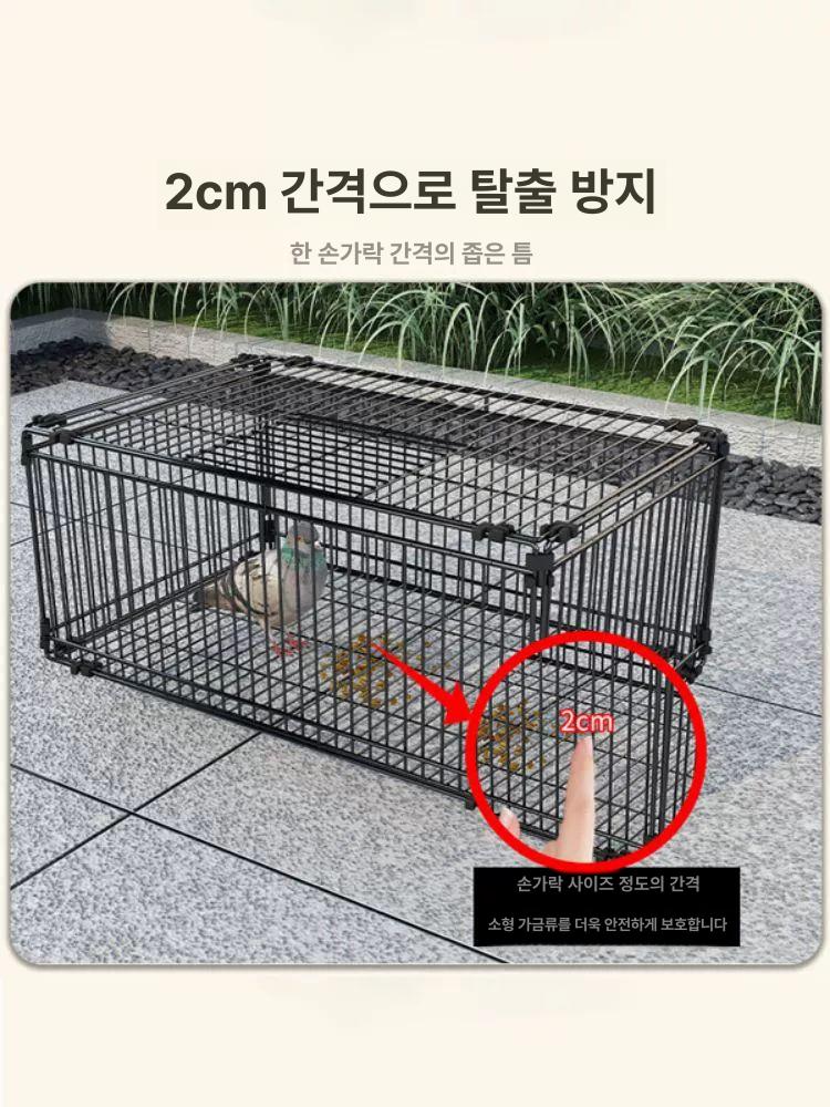 동물포획틀 중형 새잡이틀 참새까치 조류퇴치 철망덫 야생동물 방제용품 - 상세 이미지 2